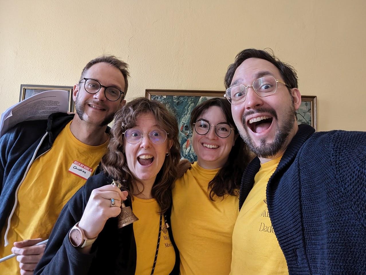 KRAUT.TALES team, from left to right: Christian, Alexandra, Marina, Florian
